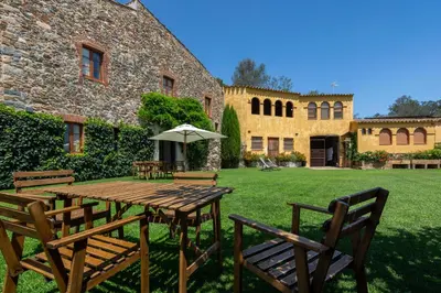 Jardín al aire libre en Mas Valentí 1511