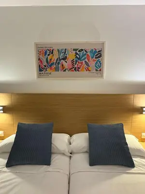 Cama o camas de una habitación en Cala Paula