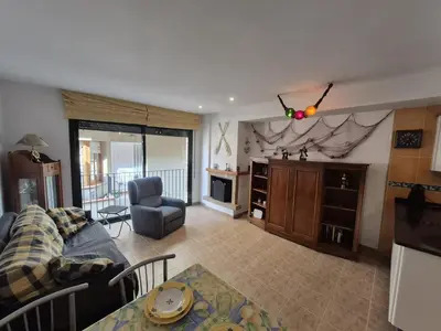Zona de estar de Bravaholidays-202, Centro, AA, Wifi