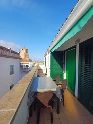 Un balcón o terraza de Amplio apartamento de 2 dormitorios en el casco antiguo de Tossa