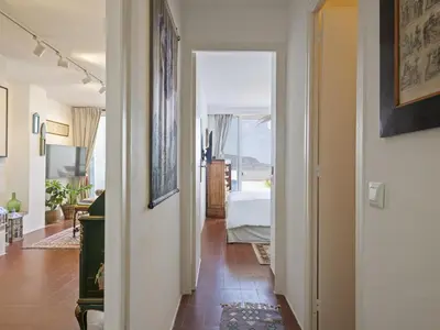 Cama o camas de una habitación en Winahost Urbanization Cala Salions, Tossa de Mar