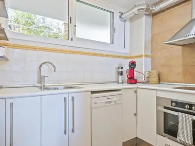 Una cocina o zona de cocina en Winahost Urbanization Cala Salions, Tossa de Mar