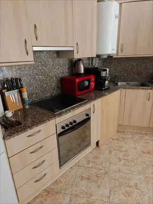 Una cocina o zona de cocina en Seawolf Apartment, Lloret de Mar