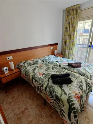 Cama o camas de una habitación en Seawolf Apartment, Lloret de Mar
