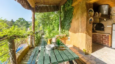 Jardín al aire libre en Dama