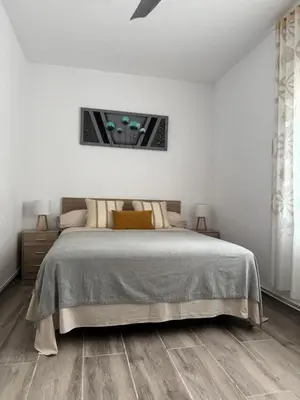 Cama o camas de una habitación en Costa Brava Paradís
