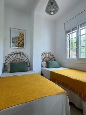 Cama o camas de una habitación en Costa Brava Paradís