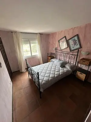 Cama o camas de una habitación en Apartment S'agaró-Costa Brava