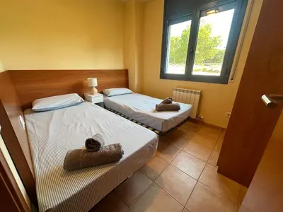 Cama o camas de una habitación en La calma