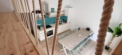 Plano de Beautiful apartment with pool terrace parking