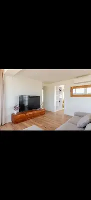 Cama o camas de una habitación en Playa y centro comercial