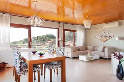 Zona de estar de Lets Holidays APARTMENT SEA VIEWS COSTA BRAVA