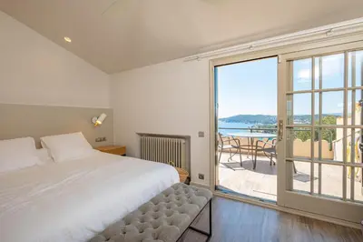 Cama o camas de una habitación en AL-7 Llafranc 8 PAX