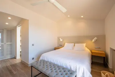 Cama o camas de una habitación en AL-7 Llafranc 8 PAX