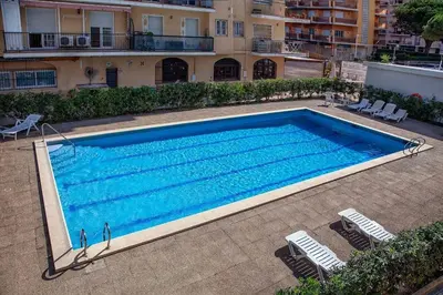 Piscina en o cerca de Beach Apartment Blanes