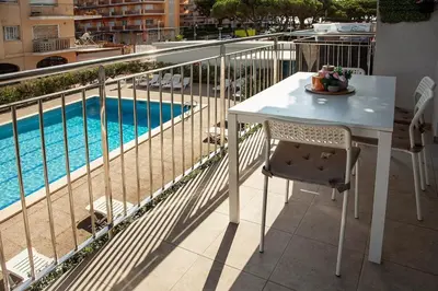 Piscina en o cerca de Beach Apartment Blanes