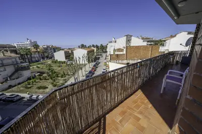 Un balcón o terraza de HomeHolidaysRentals Olai - Costa Barcelona