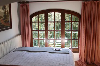 Cama o camas de una habitación en cave house with sea views
