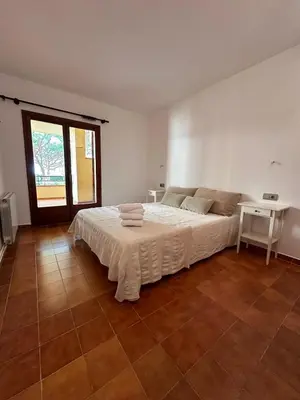 Cama o camas de una habitación en Apartamento en Torre Valentina