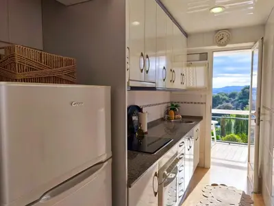 Una cocina o zona de cocina en Apartment Costa Brava, SEAview! Nearby beach Lloret de Mar