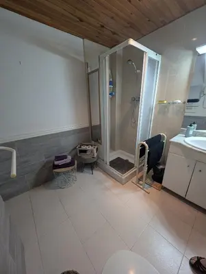 Un baño de la bella vida