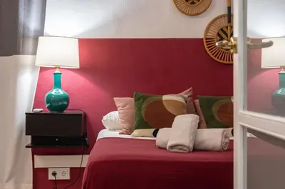 Cama o camas de una habitación en Hauzify I Loft Tura