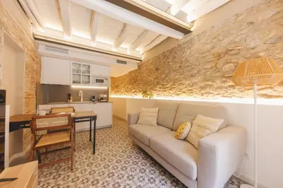 Zona de estar de Bravissimo Mora 14, Monthly Apartment