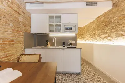 Una cocina o zona de cocina en Bravissimo Mora 14, Monthly Apartment