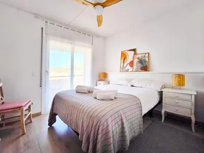Cama o camas de una habitación en Refugio Costero en S'Agaró cerca de Playas Top
