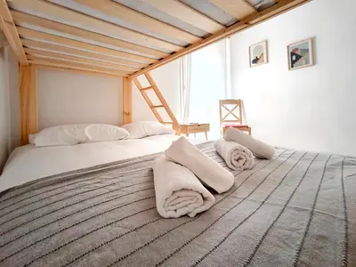 Cama o camas de una habitación en Refugio Costero en S'Agaró cerca de Playas Top
