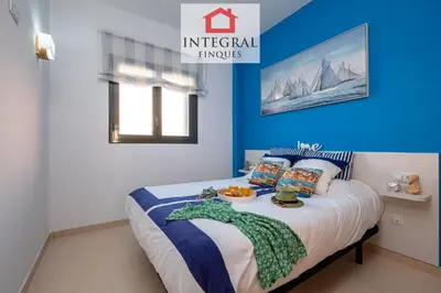 Cama o camas de una habitación en Oasis Marítim