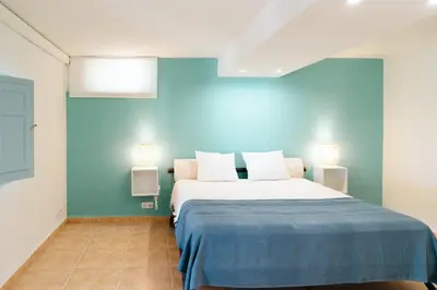 Cama o camas de una habitación en Lemon-Azul-CostaBrava