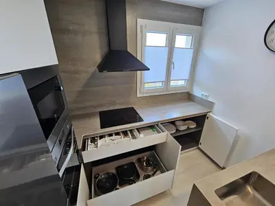 Una cocina o zona de cocina en Apartamento Cala i Bosc en Mont-ras - Palafrugell - Costa Brava