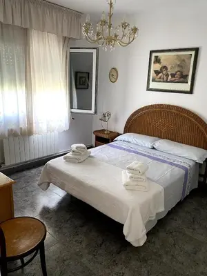 Cama o camas de una habitación en Summer house in S'agaró