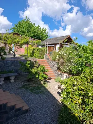 Jardín al aire libre en Villa Toro