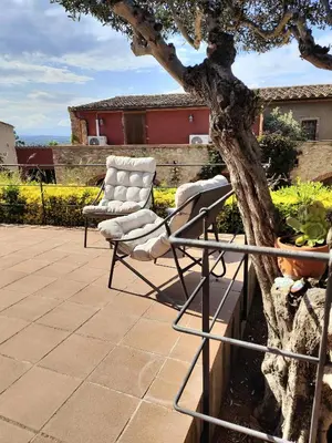 Jardín al aire libre en Can Sais