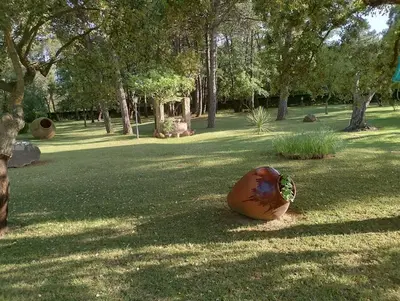 Jardín al aire libre en Mas Martí