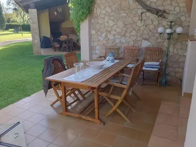 Un patio o zona al aire libre en Mas Martí