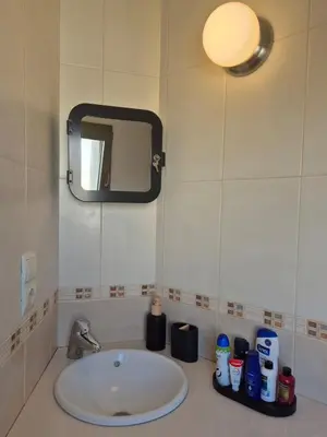 Un baño de Gran terrassa al cantó del mar