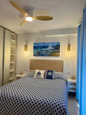 Cama o camas de una habitación en Petit Paradís