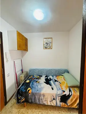 Cama o camas de una habitación en Confortable piso con 2 piscinas cerca de la playa