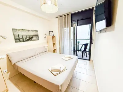 Cama o camas de una habitación en Joy Apartments