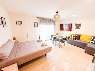 Zona de estar de Studio Apartments