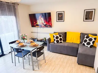 Zona de estar de Studio Apartments