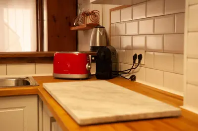 Una cocina o zona de cocina en Apartamento Can Jaramills 2