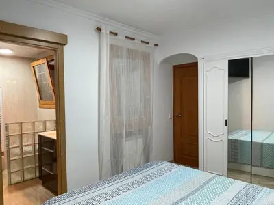 Cama o camas de una habitación en Precioso y espacioso piso