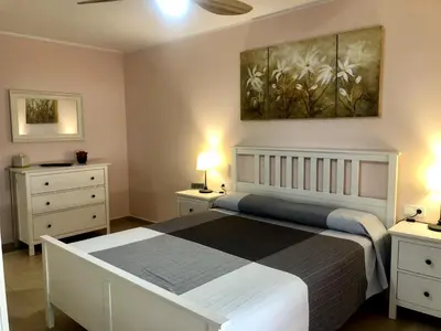 Cama o camas de una habitación en Vivalidays - Estrella de Mar - Calella