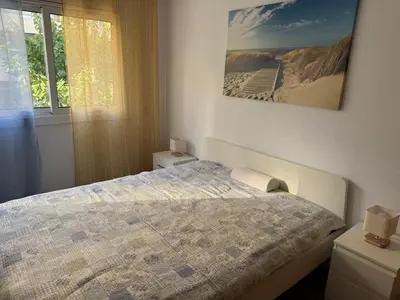 Cama o camas de una habitación en Apartamento en la mejor zona de Lloret de Mar