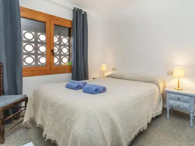 Cama o camas de una habitación en Apartment RieraMar by Interhome