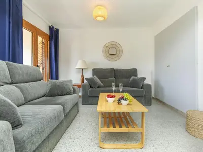 Zona de estar de Apartment RieraMar by Interhome